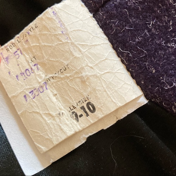 Purple pea coat. - Picture 2 of 2